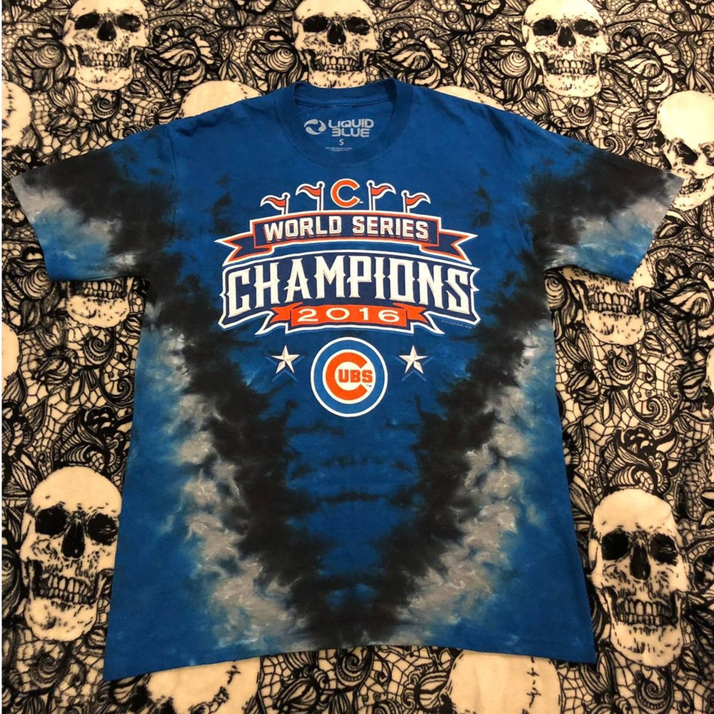 Chicago Cubs World Series Champs Tie Dye